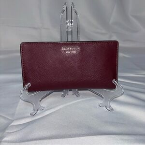 Kate Spade New York Cherrywood Saffiano  Cameron Street Stacy Bifold Wallet